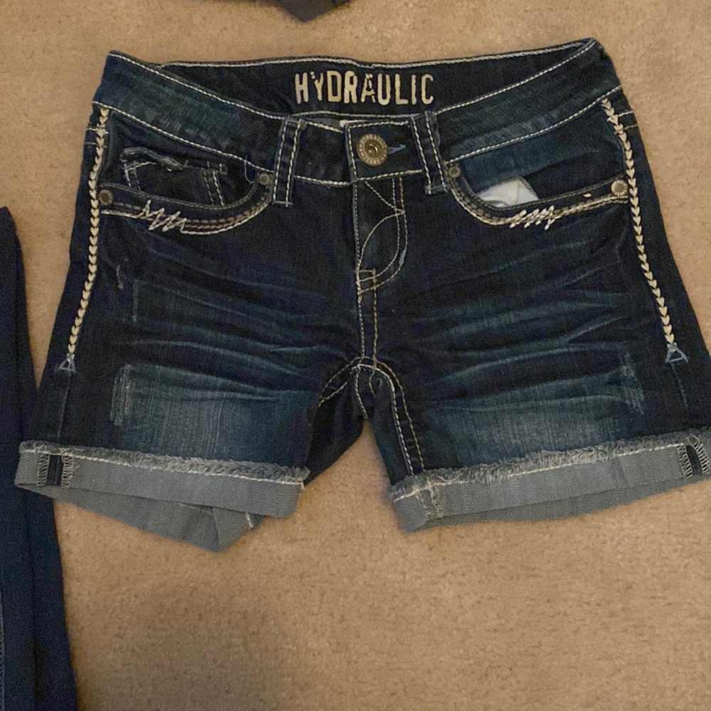 HYDRAULIC JEAN SHORTS